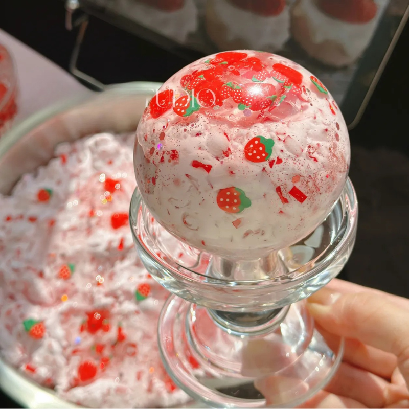 Handmade Strawberry Squishy Ball