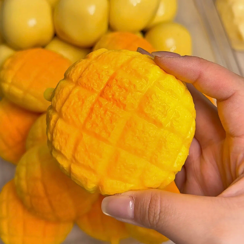 Crispy Pineapple Bun Handmade Squishy Ball