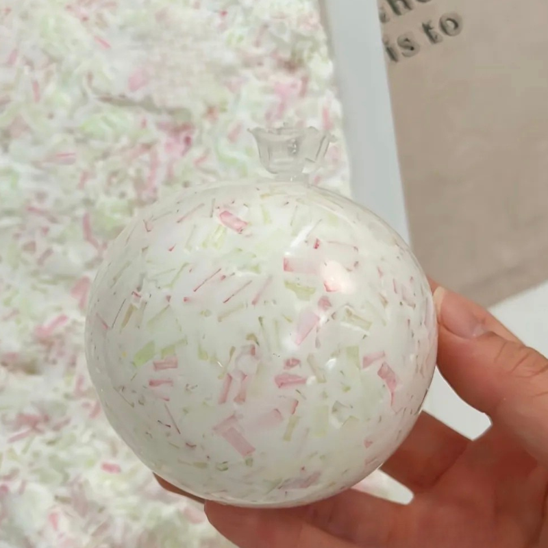 Jasmine Peach Handmade Squishy Ball