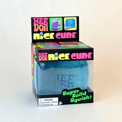 NeeDoh Nice Cube - Satisfying Square Shaped Sensory Toy, Original Size