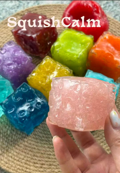 SquishCalm Mini Cheese Cube