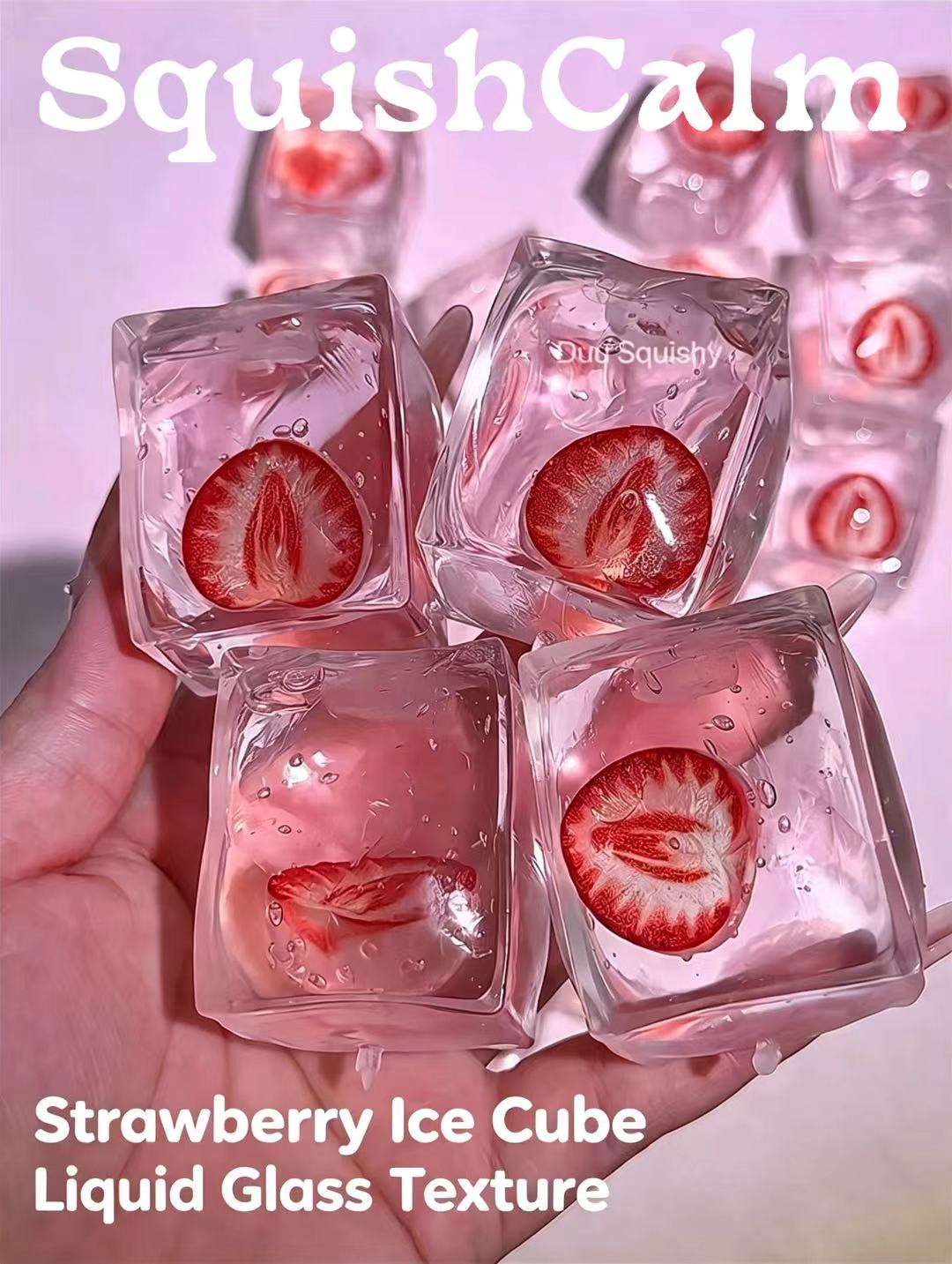 SquishCalm Strawberry Crystal