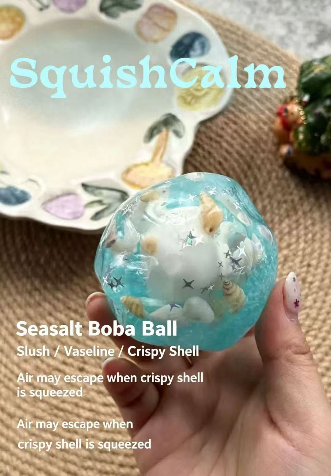 SquishCalm Premium Crispy Boba Ball & Liquid Glass Collection