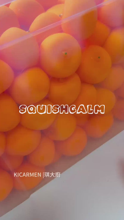 SquishCalm Orange Juice Slush Ball